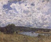 Alfred Sisley The Seine at Suresnes France oil painting artist